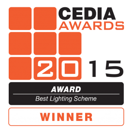 CEDIA 2015 Best Lighting Scheme WINNER